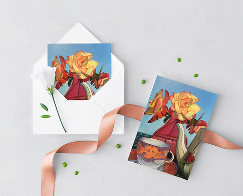 Greeting Card "Time For a Cup of Tea"