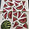 Thumbnail: Tea Towel: Watermelon with white background