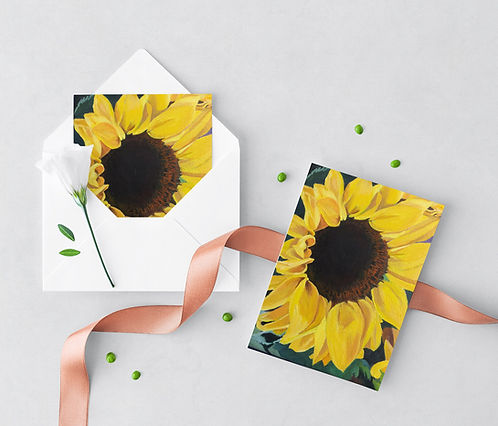 Greeting Card - Sunflower